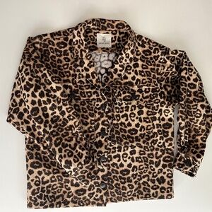 Leopardprint boxy Anine Bing Jacket